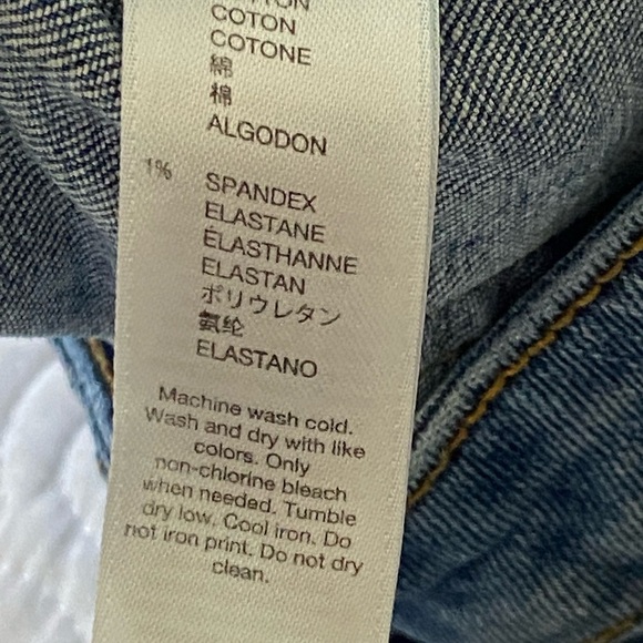 GAP High Rise Cut Off Short Jort, normcore, beach, classic, vacation, preppy - Picture 4 of 11